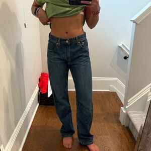 Levi's Women's Straight Leg Blue Jeans